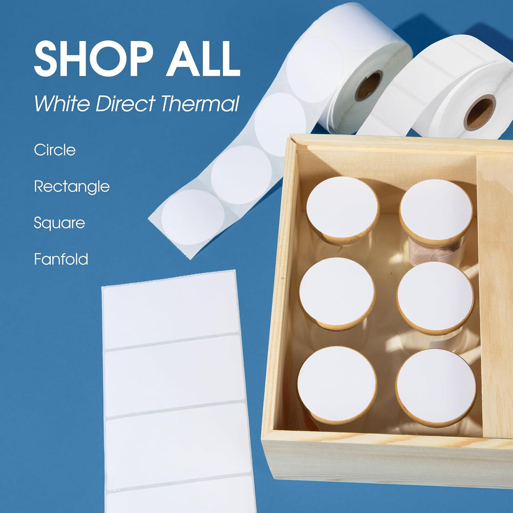 3" X 2" Direct Thermal Labels (7000 Count, 10 Rolls) - Perforated