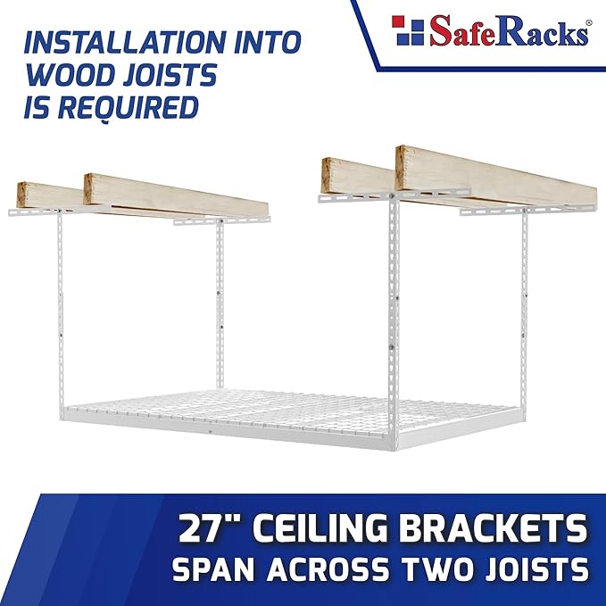 SafeRacks Overhead Garage Storage Rack