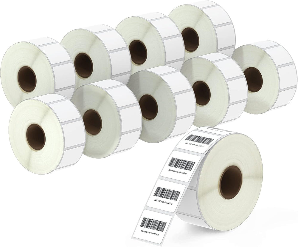 BETCKEY - 1.25" x 1" (32 mm x 25 mm) Thermal Labels, [10 Roll/13800...