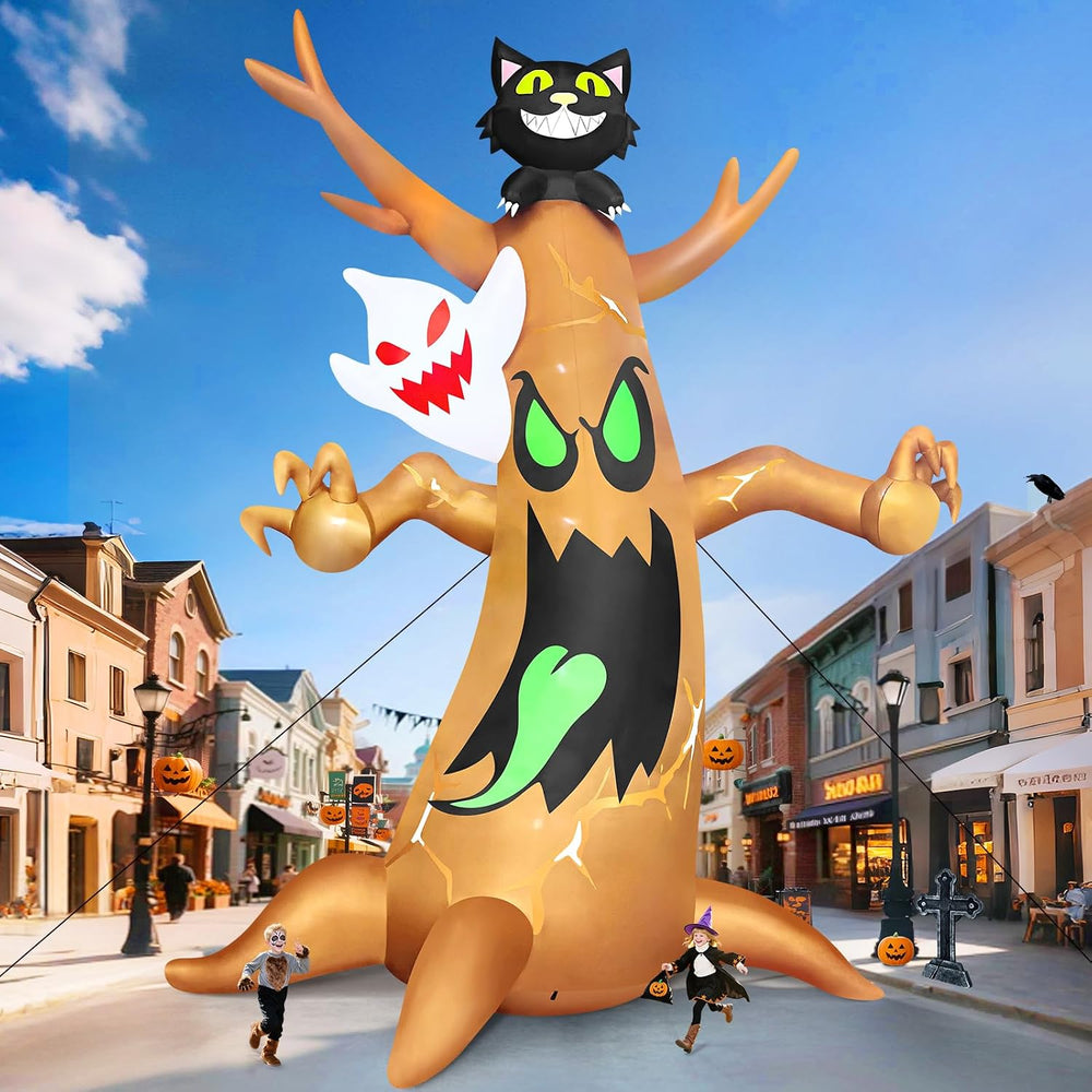 20FT Halloween Inflatables Outdoor, Kalolary Giant Ghost Tree Inflatable