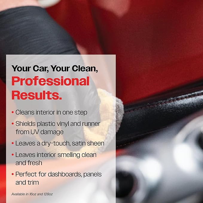 Malco Clean & Shine Interior Car Cleaner and Dressing – Restore Leather
