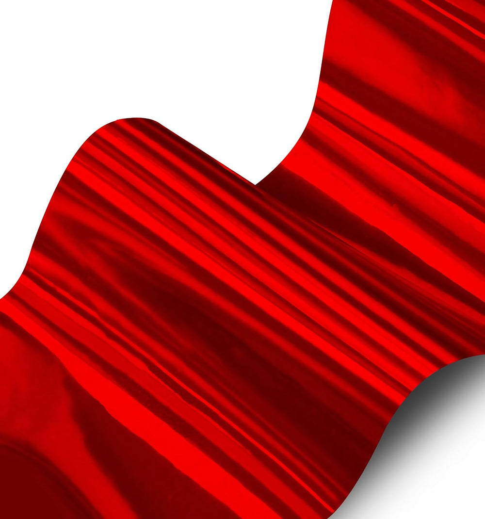 VViViD Holographic Chrome Red Vinyl Wrap DIY Air-Release Adhesive Film 10ft x...