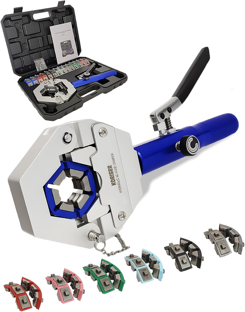 Hydraulic AC Hose Crimper Hydra-Krimp 71500 Manual A/C Hose Crimper Kit Air C...