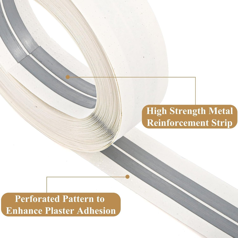 Peohud Drywall Corner Tape, 100 Feet by 2 Inch Reinforced Drywall Corner Bead...