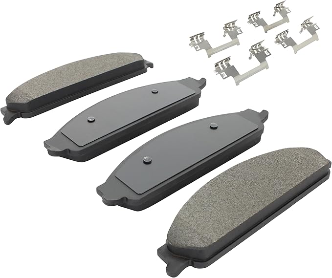 Premium Semi-Metallic Front Brake Pads Compatible