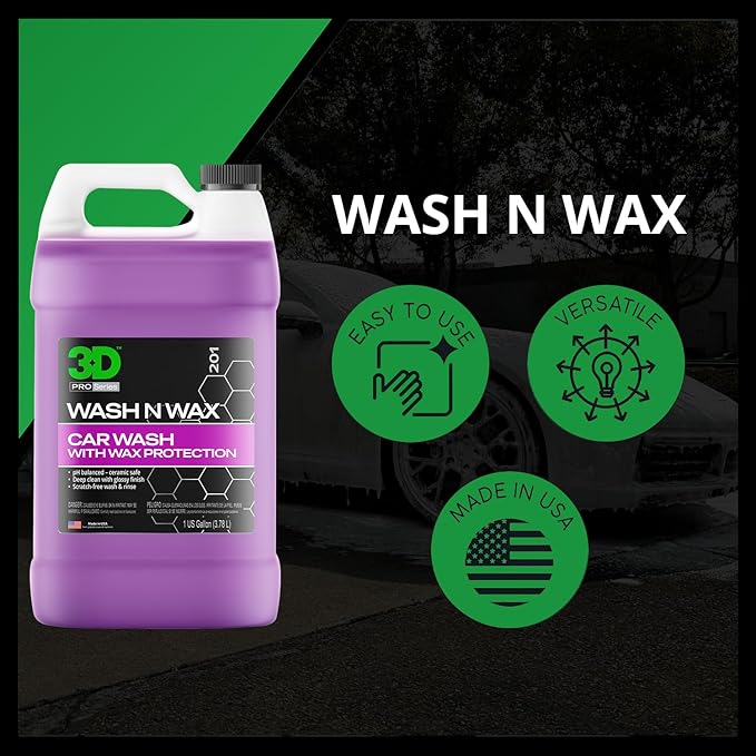 3D Wash N Wax Car Wash Soap