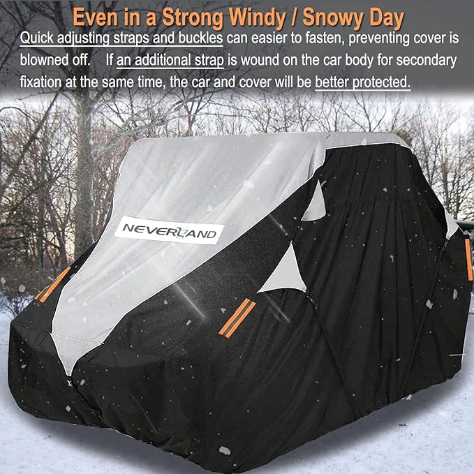 Neverland UTV Cover Waterproof 300D Heavy Duty 2-3 Seater/4-6 Seater 4 Door