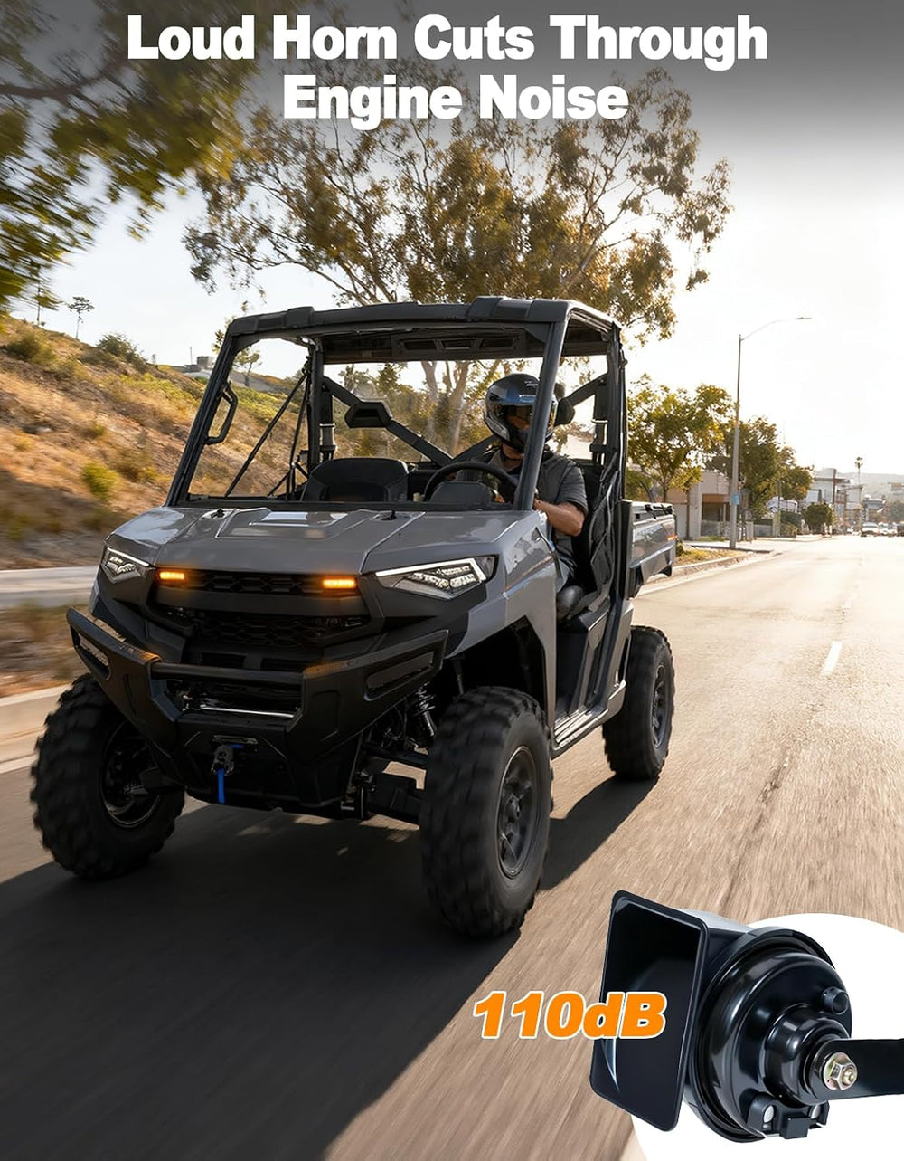 UTV Turn Signal Kit, Plug and Play, Universal Street Legal Kit