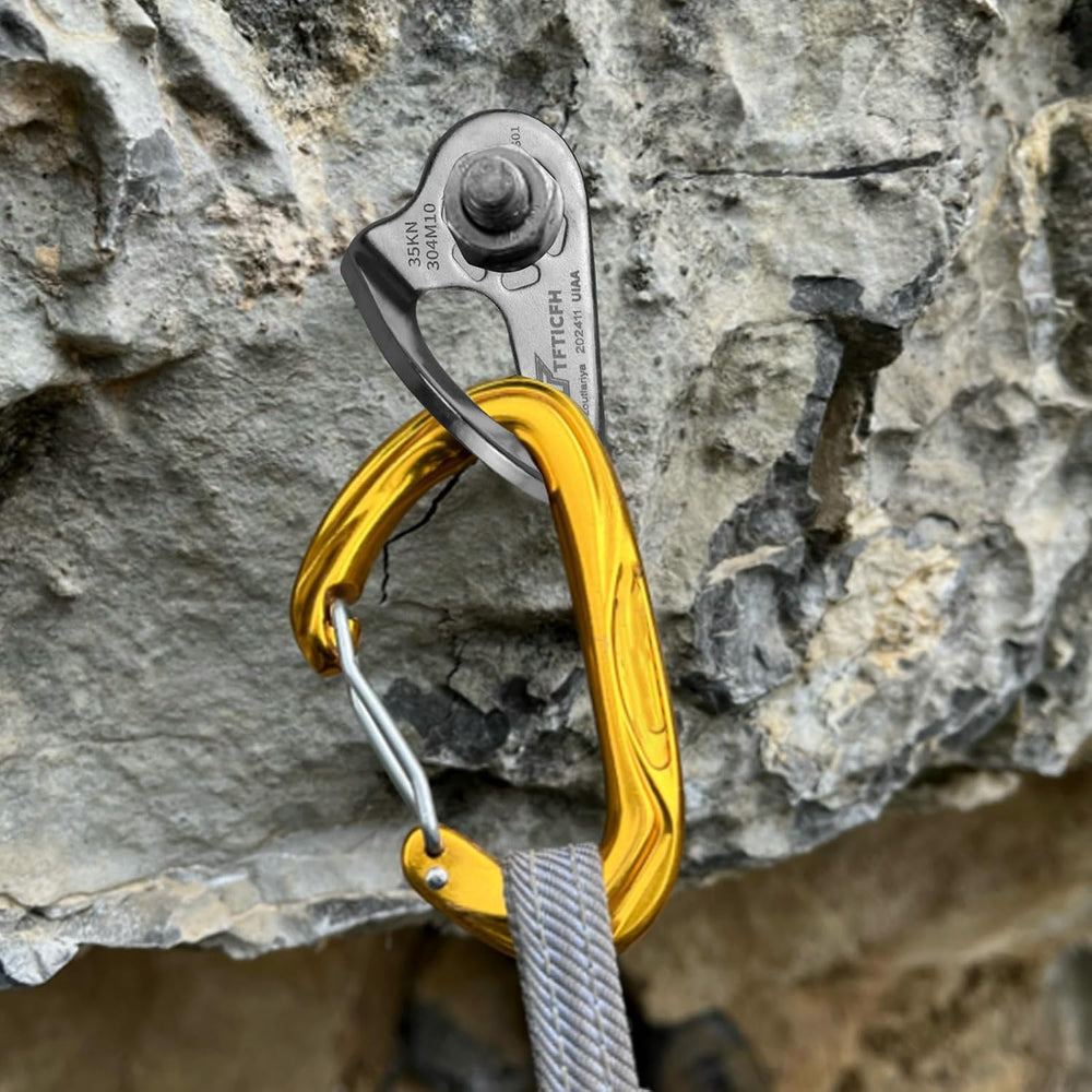 35kN UIAA Certified Heavy Duty Stainless Steel Climbing Bolt Hangers & Ex...