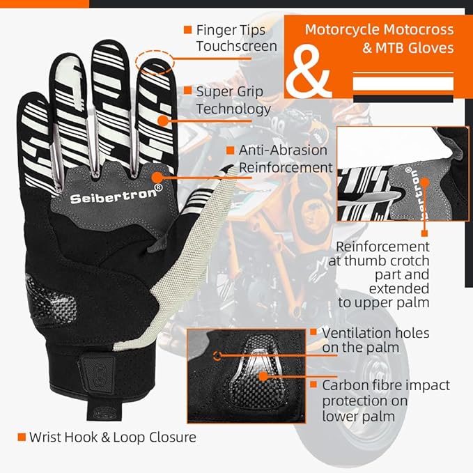 Seibertron SPS Series Touchscreen Motorcycle Motocross BMX ATV MTB Bicycle