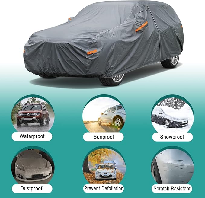 Premium Car Cover Custom Fit Kia Sorento, 16 Layers Heavy Duty Car Cover