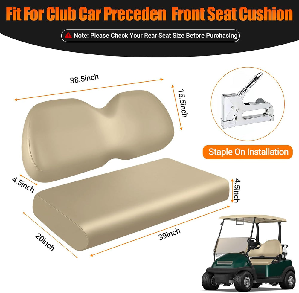 Golf Cart Front Seat Cover Replacement for Club Car Precedent 2004+