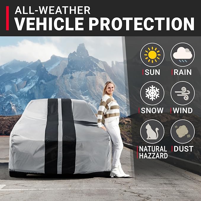 iCarCover Custom SUV Cover for Pontiac Trans AM Waterproof All-Weather Rain