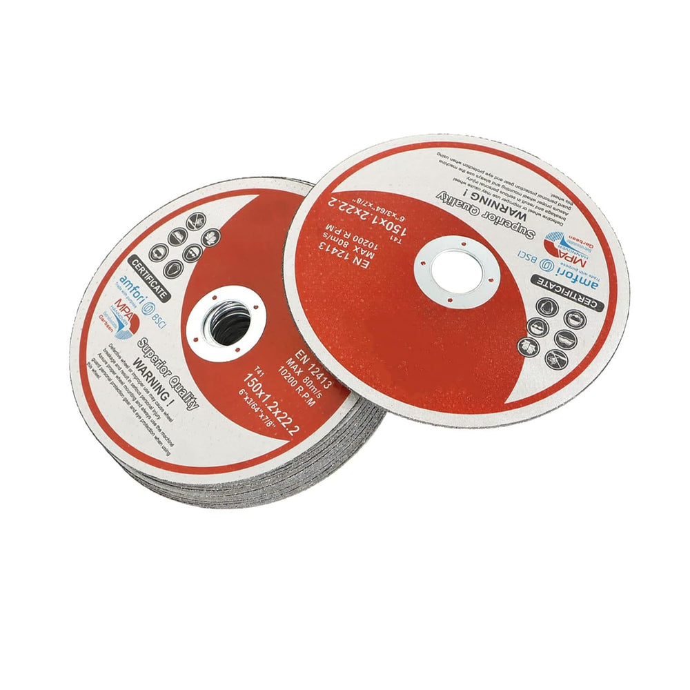 Cut Off Wheels 50 Pack 6 x .045 x 7/8 Inch Metal and Stainless Steel Cutting ...
