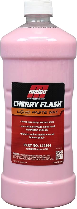 Malco Cherry Flash Automotive Liquid Paste Wax – Protect & Shine Your