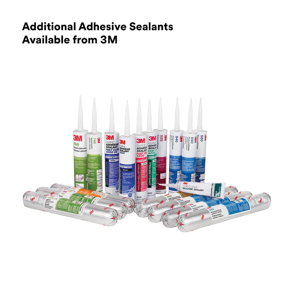 3M Adhesive Sealant 760 UV, Black, 600 mL, Sausage Pack, 1 Each