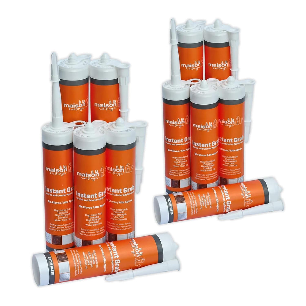 À LA MAISON CEILINGS Instant Grab - Ceiling Tile Wall Panel & Crown Moldi...