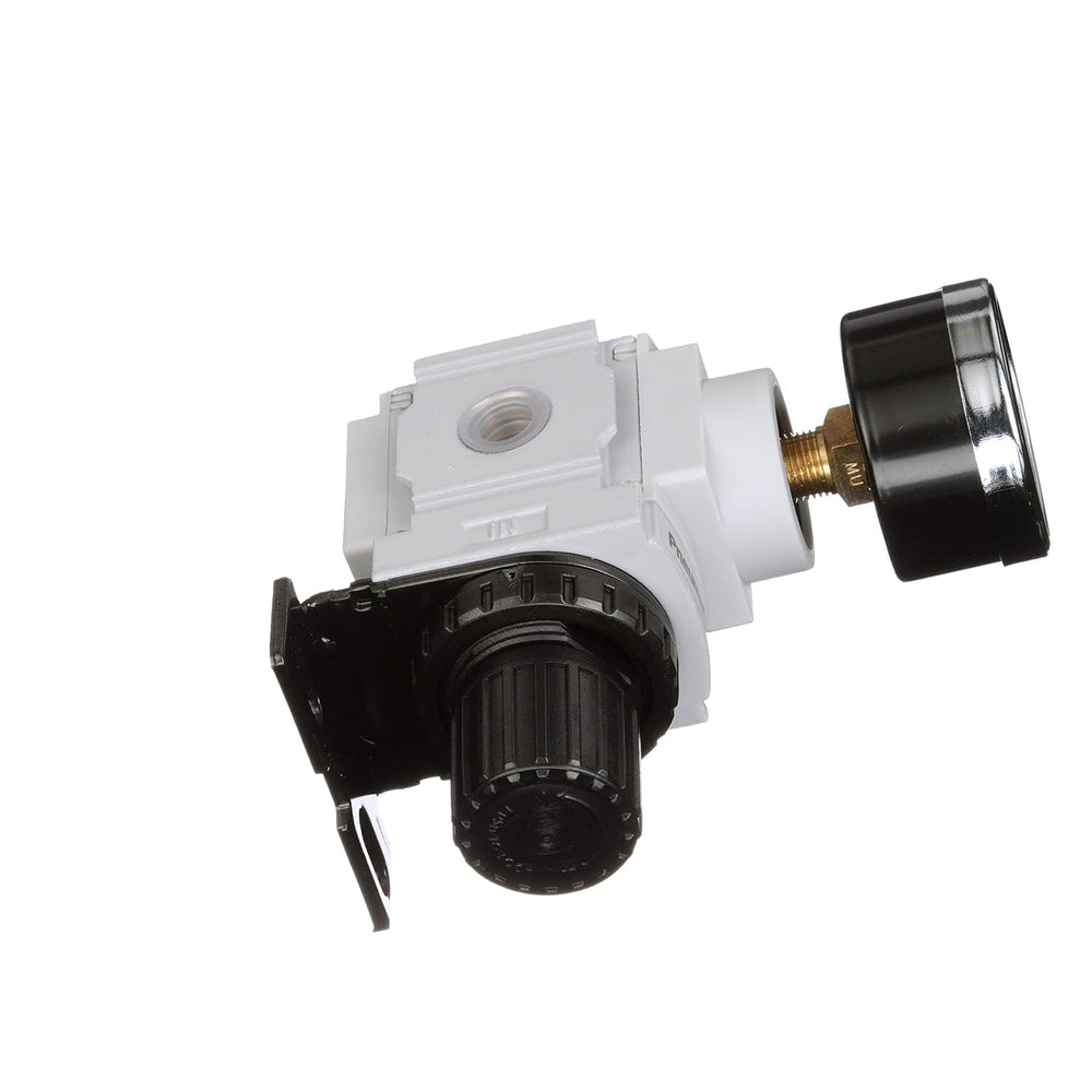 PneumaticPlus PPR2-N02BG-2 Low Pressure Air Regulator, 0-30 PSI, 1/4" NPT