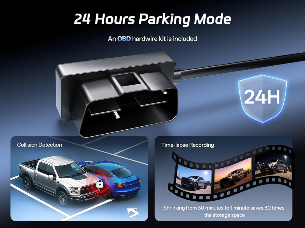 Pelsee P12 Pro Max 4K+2.5K Mirror Dash Cam w/Starvis 2 IMX678