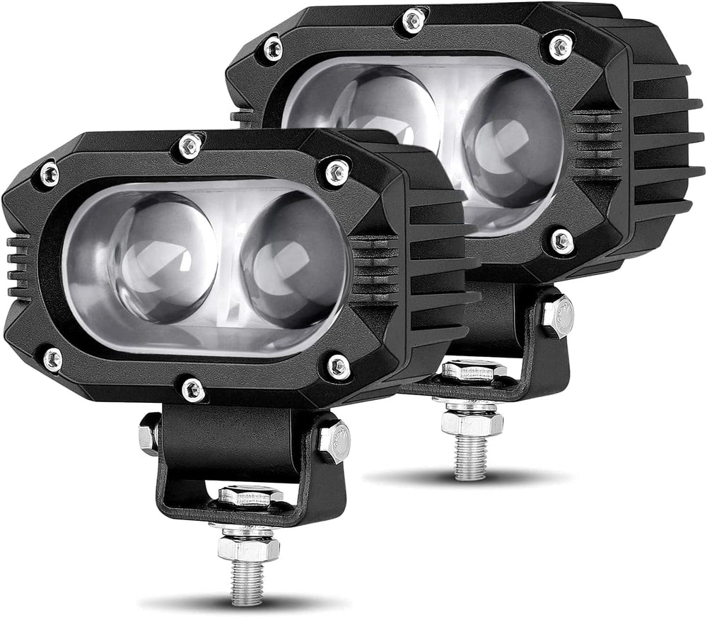 CO LIGHT LED Pod Spot Lights 2PCS 4 inch 96W LED Fog Lights for Truck Offroad...