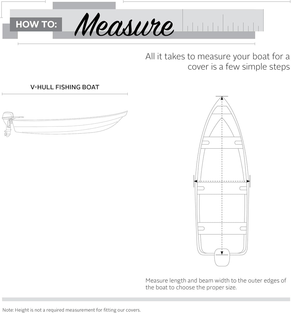 Classic Accessories StormPro Heavy-Duty Boat Cover, Fits Boats 12 ft - 14 ft ...