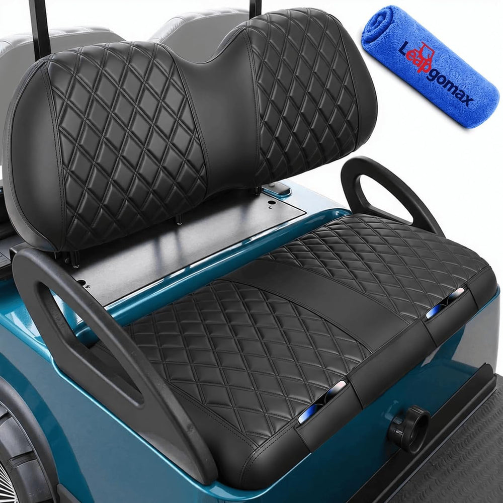 Golf Cart Seat Covers for Club Car Precedent Marine Leather Diamond