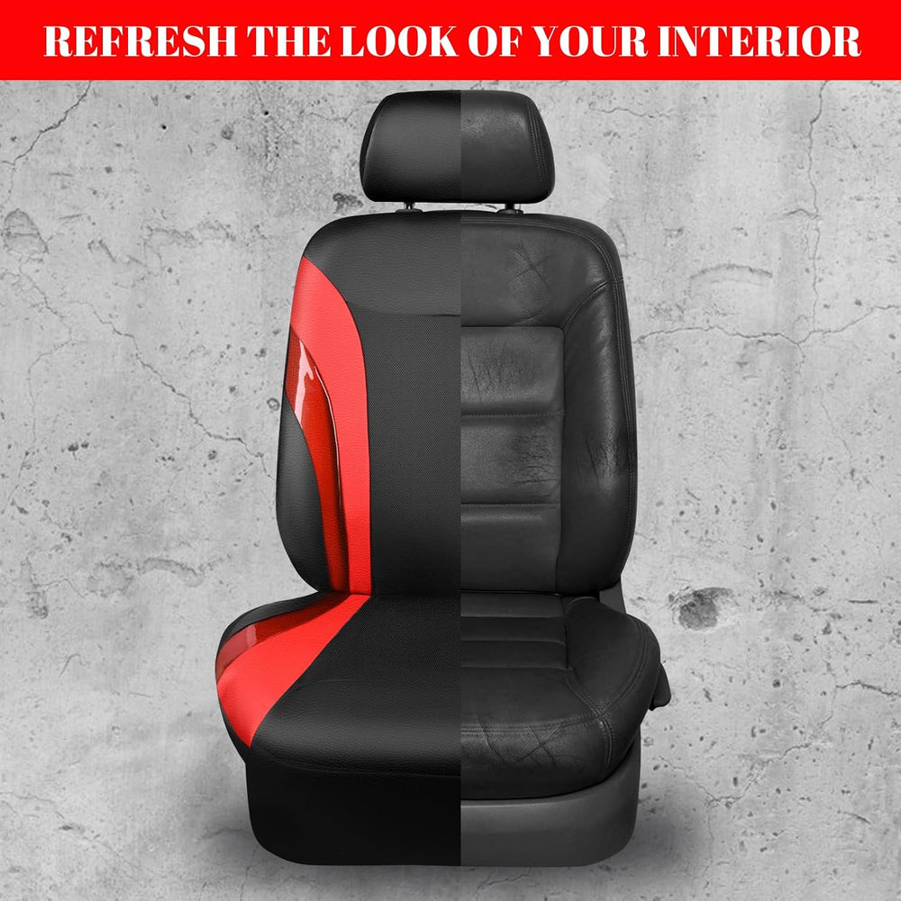 Jelly Leather Car Seat Covers Full Set,Waterproof Automotive Seat Covers for ...