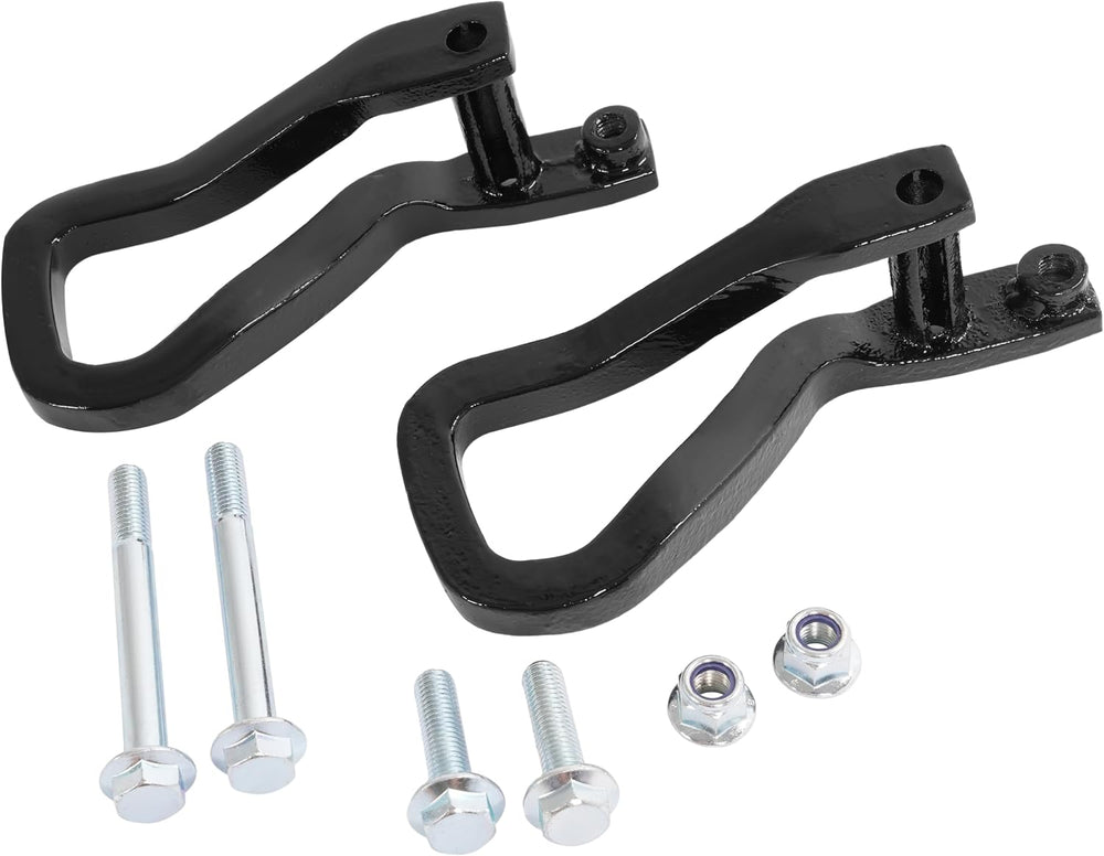 ALMULOO 2PCS Front Tow Recovery Hooks W/Bolts Compatible with 2019-2026 GMC S...