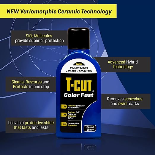 T-Cut Dark Blue Scratch Remover Color Fast Paintwork Restorer Car Polish