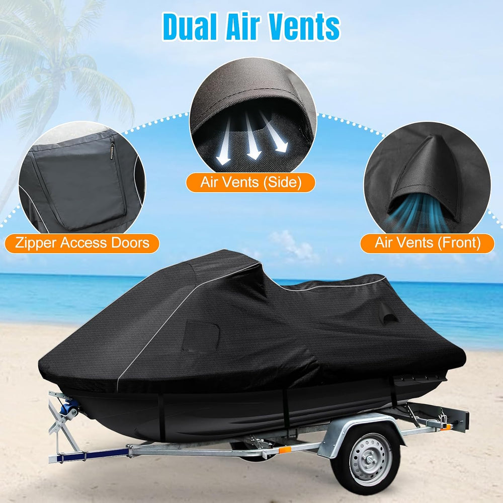 Waterproof Jet Ski Cover for Yamaha 2019-2025 FX SVHO/FX HO OEM Model | 600D ...