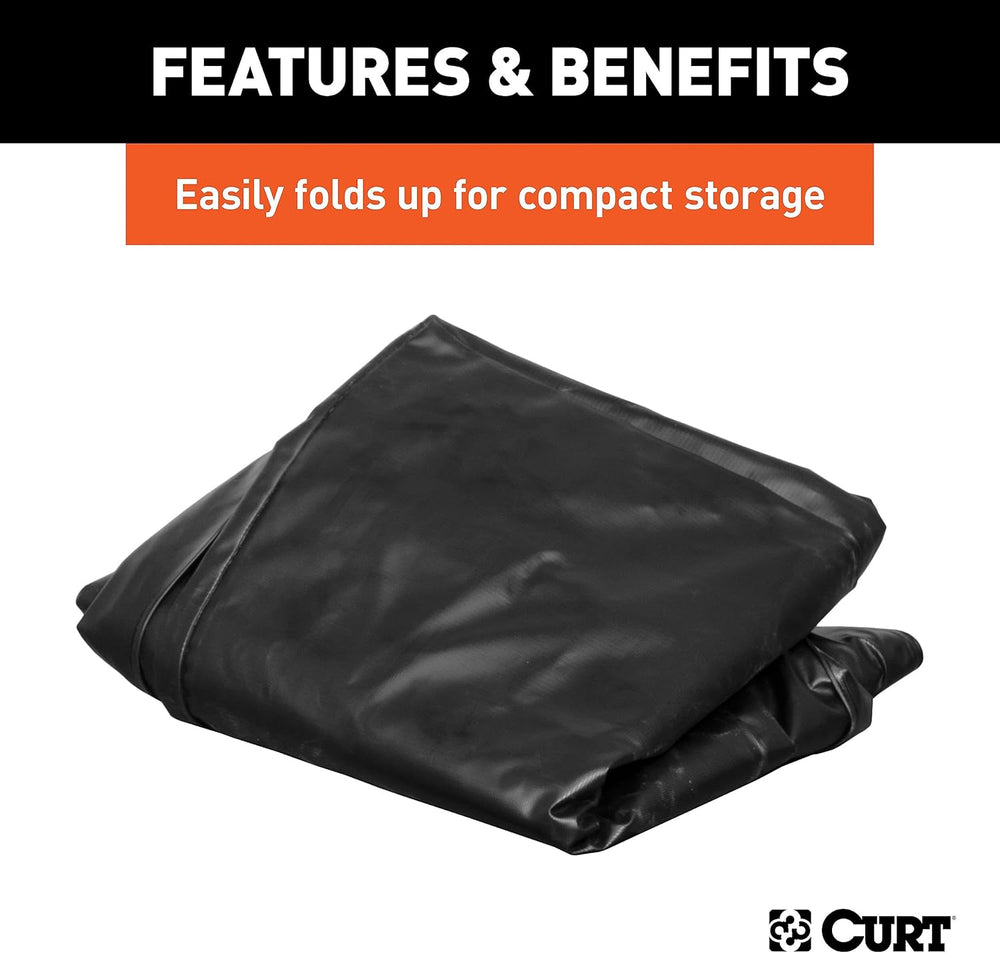 CURT 18210 Cargo Bag, Black Vinyl, 56-Inch x 18-Inch x 21-Inch