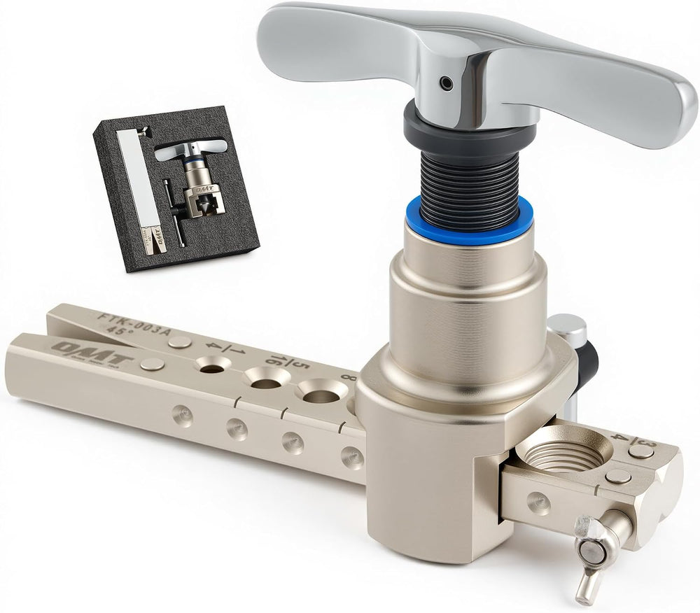 OMT Eccentric Flaring Tool for HVAC Tubing, 1/4in-3/4in Magnetic Limit