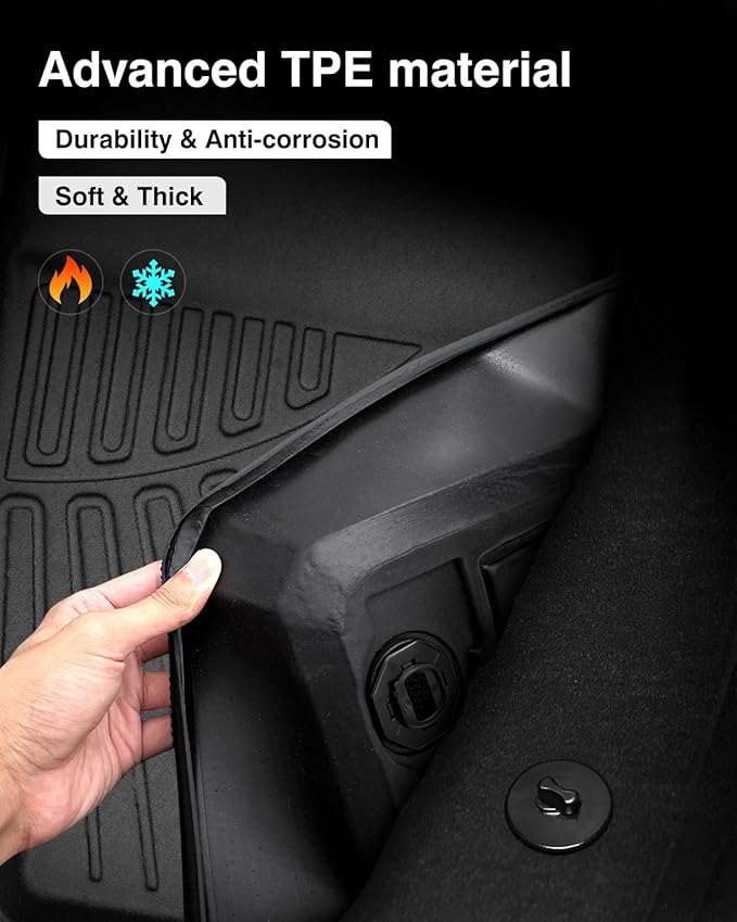 Powerty Floor Mats for 2022-2025 Hyundai Tucson Accessories All Weather Floor