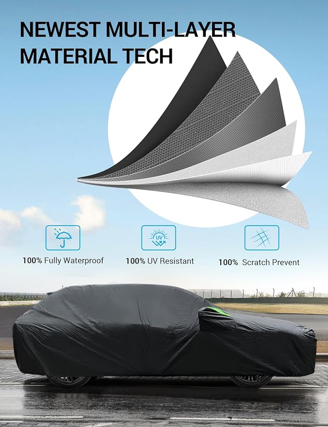 Proadsy 2025 Upgrade Car Cover Custom Fit