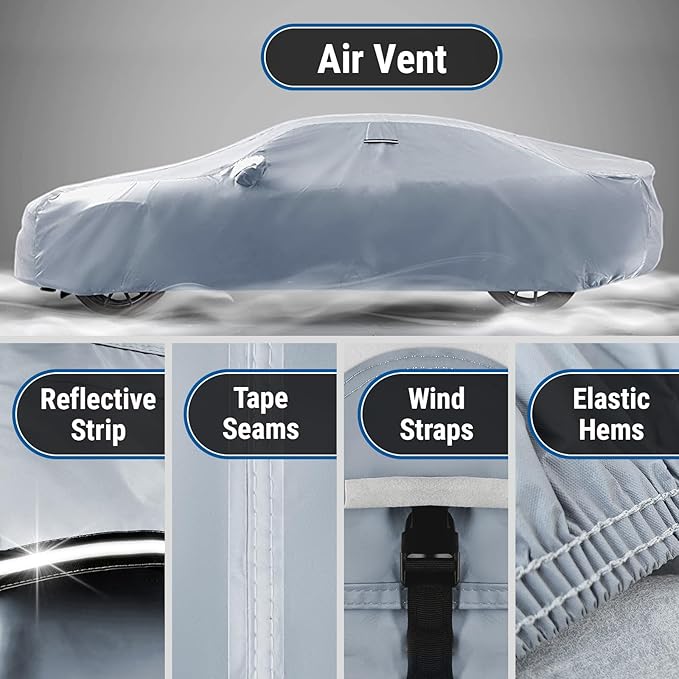 iCarCover Custom Car Cover for Chevy Sonic Hatchback Waterproof All Weather