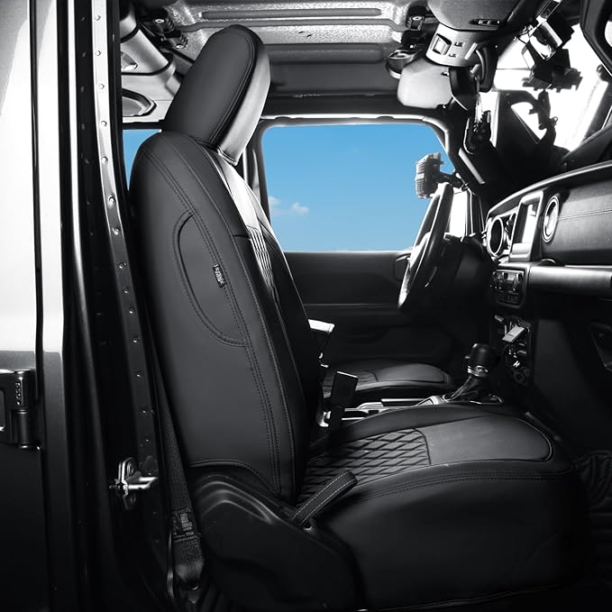 GIANT PANDA Customized Front Car Seat Covers