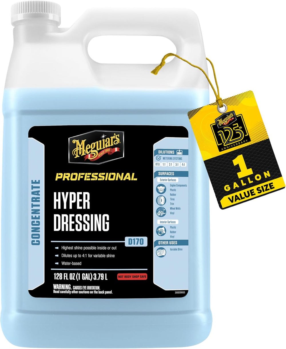 Meguiar's D17001 Hyper Dressing -1 Gallon â€“ Give Your Carâ€™s Trim Piec...