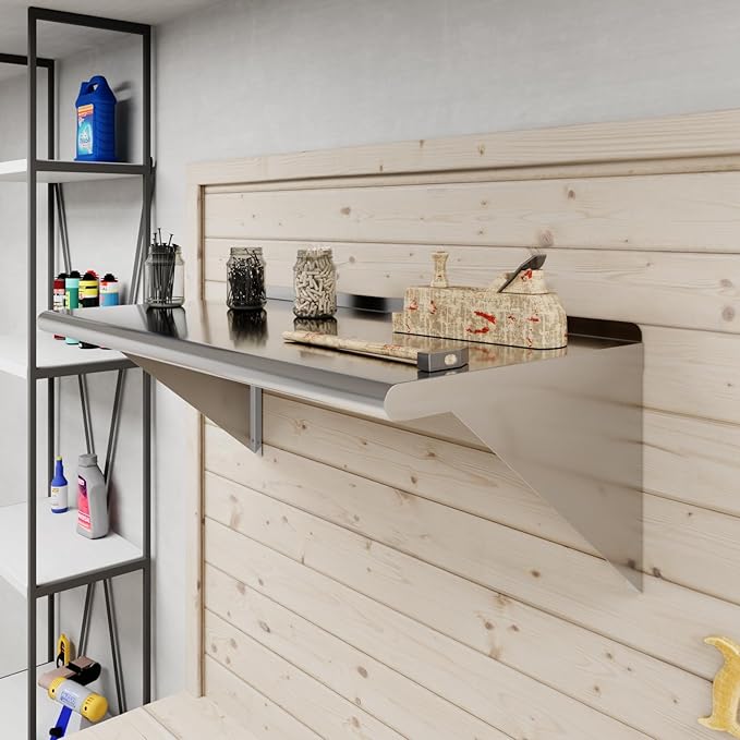 AmGood 36" Long X 18" Deep Stainless Steel Wall Shelf | NSF Certifi...