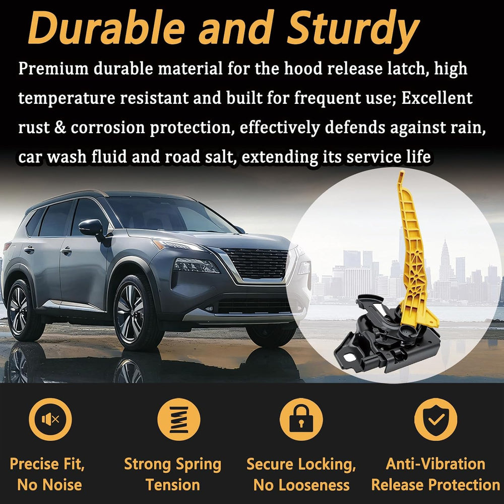 Front Hood Release Lock Catch Latch Compatible with Nissan Rogue 2021-2025, F...