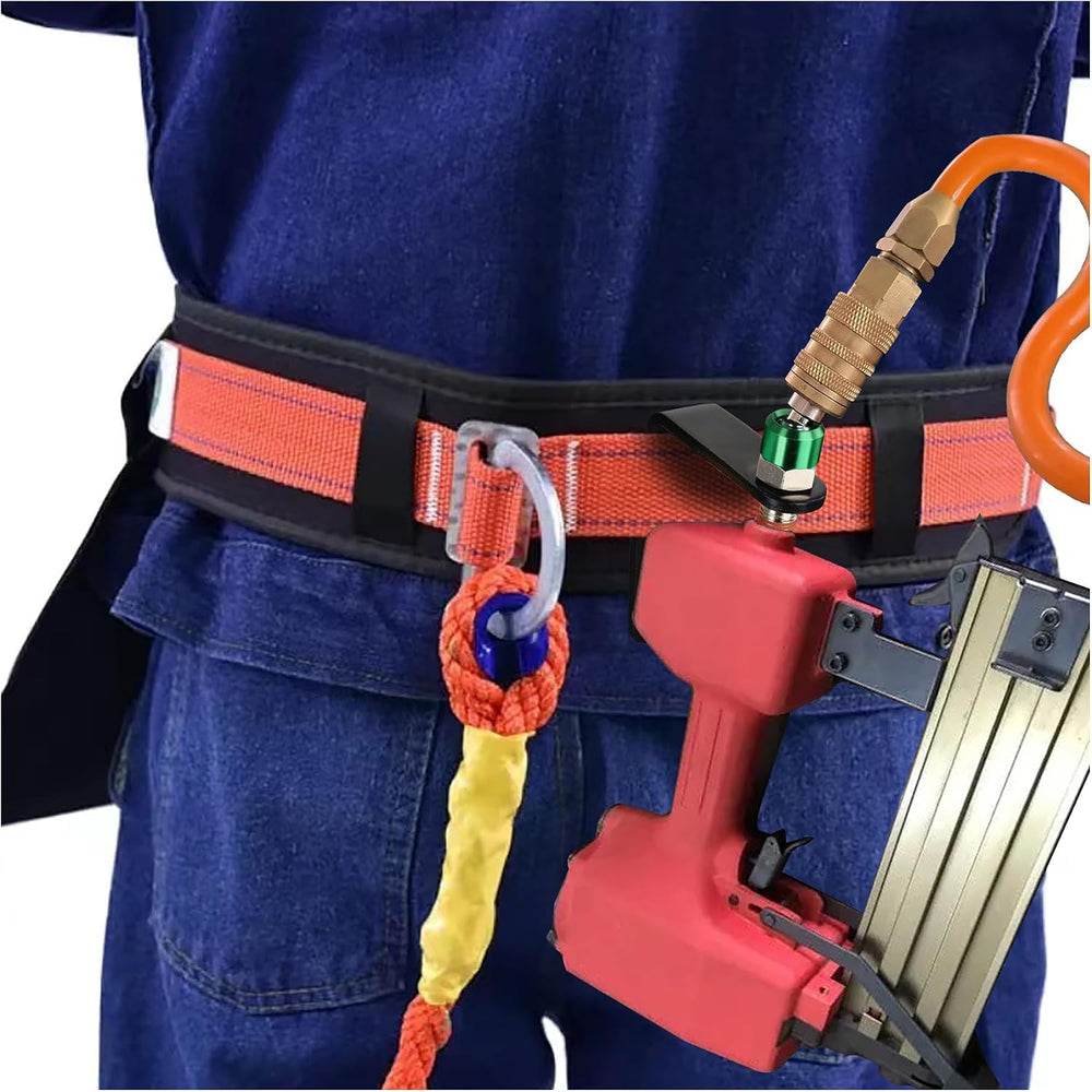 Yolass Pneumatic tool hook,1/4" NPT and 360° Rotatable L Air Rafter Hook...