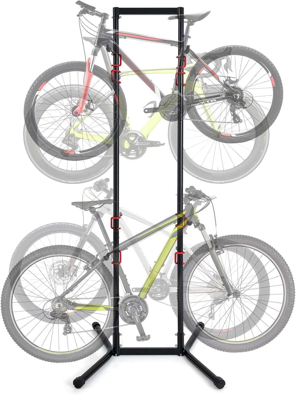 Goplus 4 Bike Storage Rack, Indoor Freestanding Bike Rack for Garage, 8 Adjus...