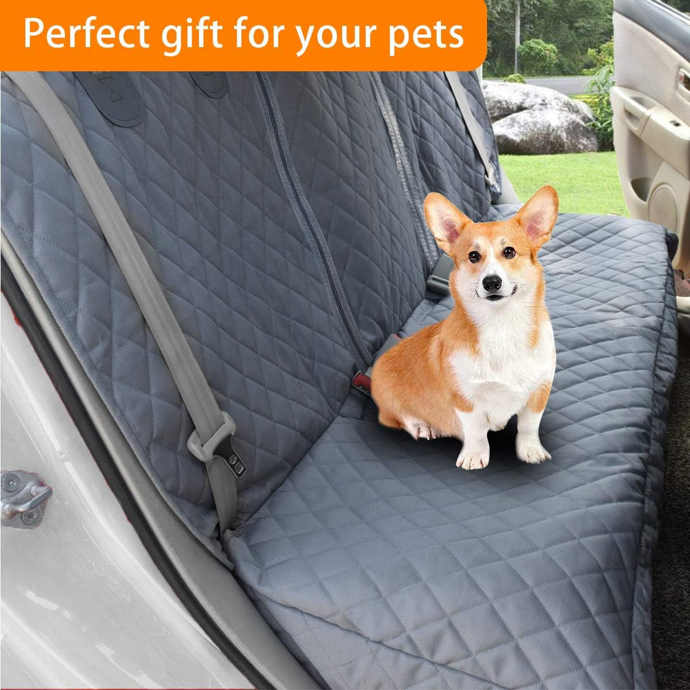 Honest Bench Dog Car Seat Covers with Side Flap,Dog seat Cover for Cars, Truc...