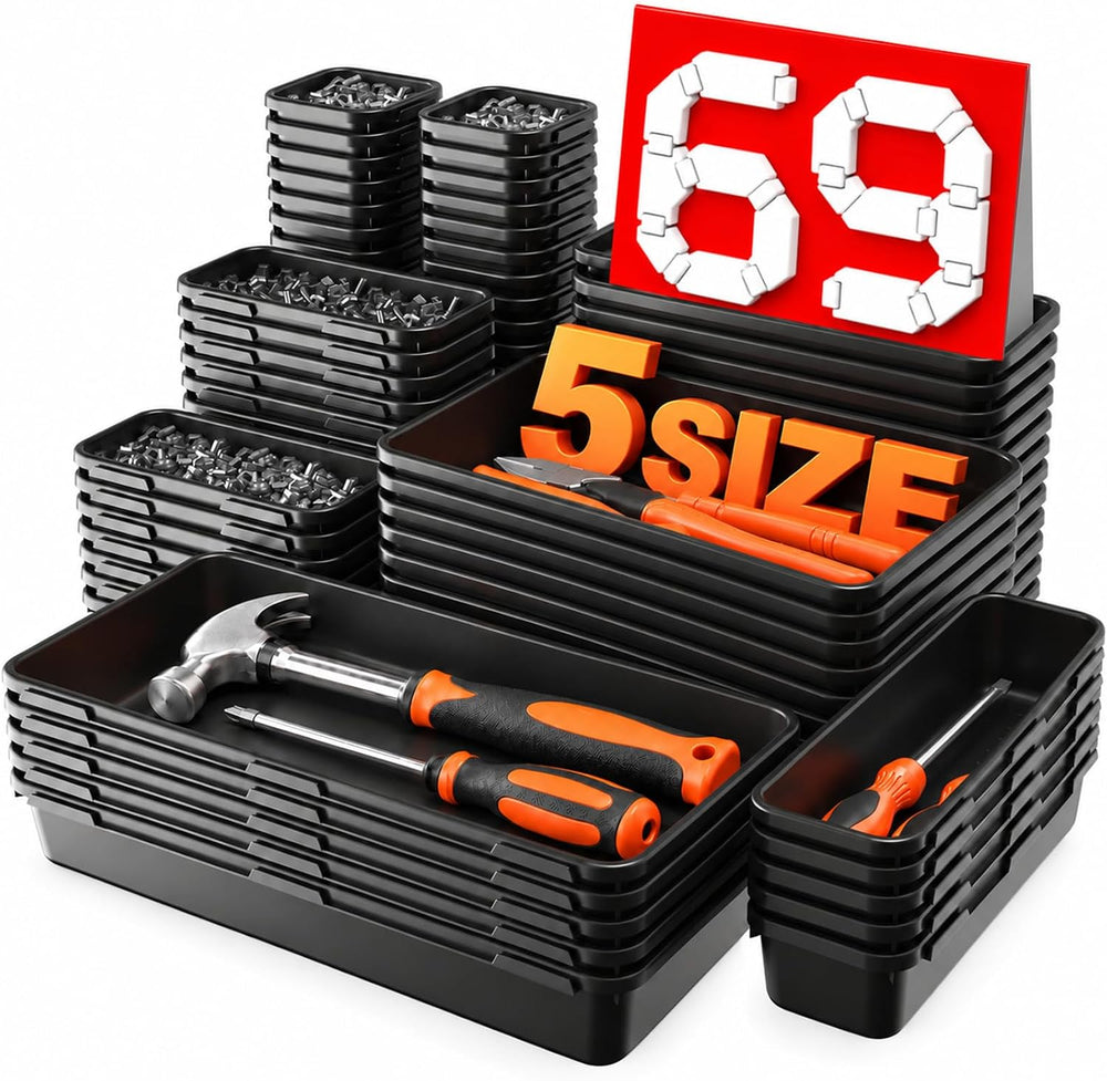 【𝗠𝗶𝗹𝗶𝘁𝗮𝗿𝘆 Grade】 A-LUGEI Tool Box Organizer Garage Organization