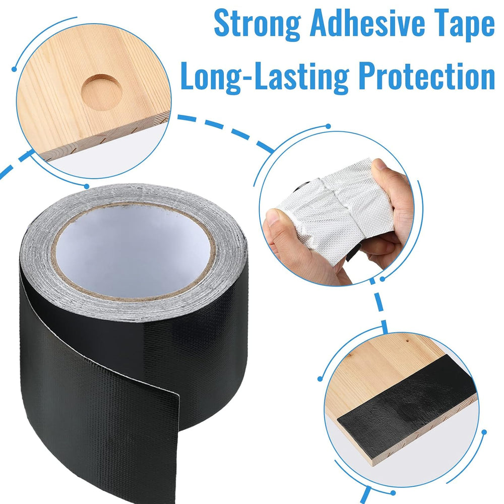 Tatuo 6 Rolls Deck Joist Tape for Decking, 3-1/8 Inch x 50 ft Flashing Tape