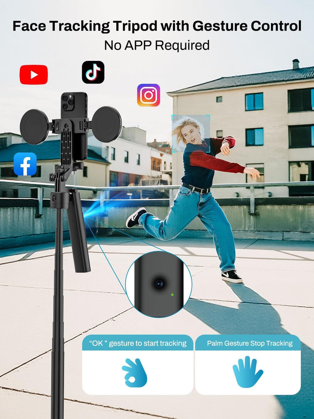 USKEYVISION Content Creator Essentials,Vlogging Kit w/Light & Mic(R01 Kit)