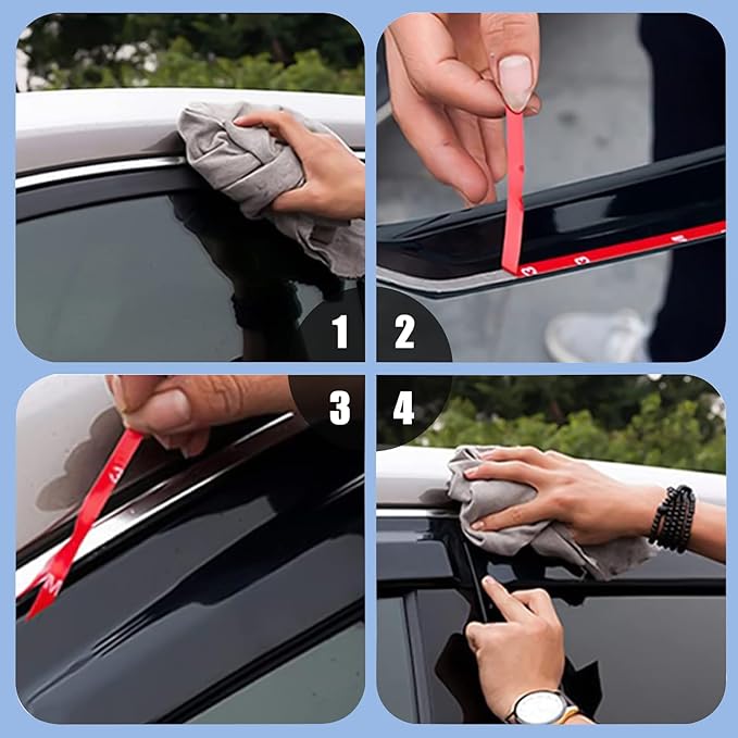 Window Visor Rain Guard Compatible