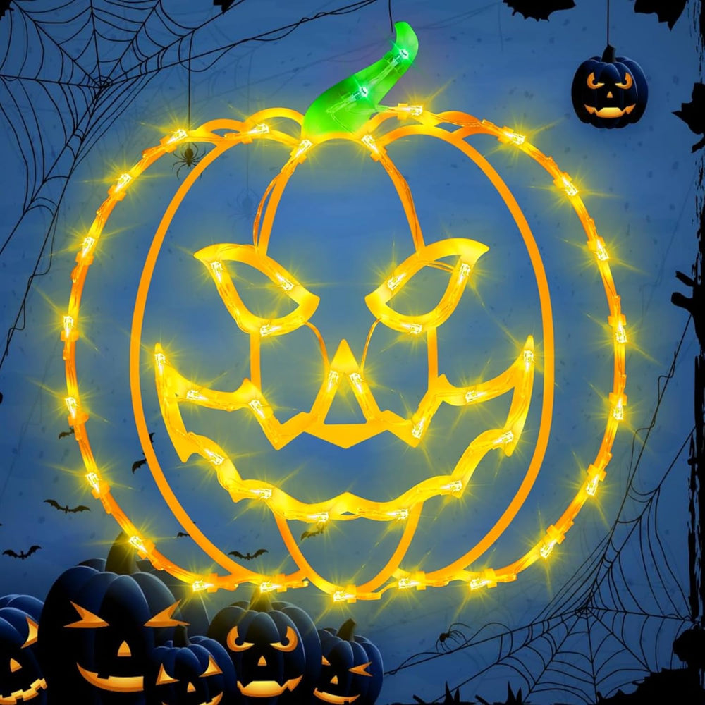 TRWYMZ Halloween Decorations - 16" Halloween Window Silhouette Lights