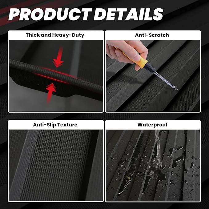LASFIT Truck Bed Mat for Tesla Cybertruck 2024 2025 2023 6FT Bed Liner Car