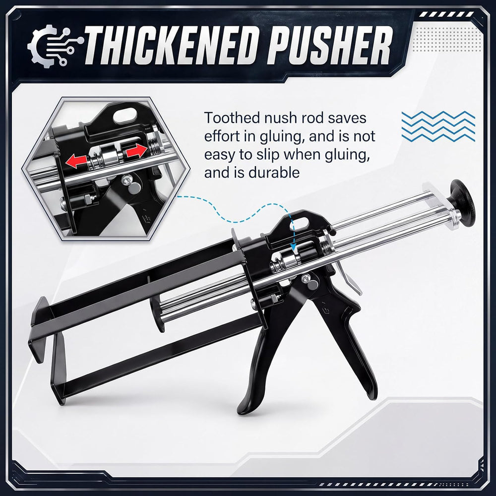 Relaxweex 1 Pcs Epoxy Gun Dual Component Caulking Gun, 200 ml / 6.75 Fl oz, M...