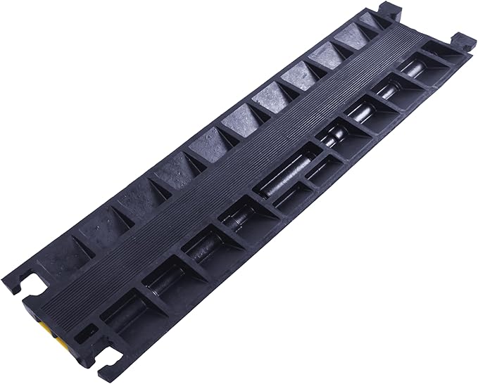 Heavy-Duty Rubber Cable Protector Ramp (4-Pack)